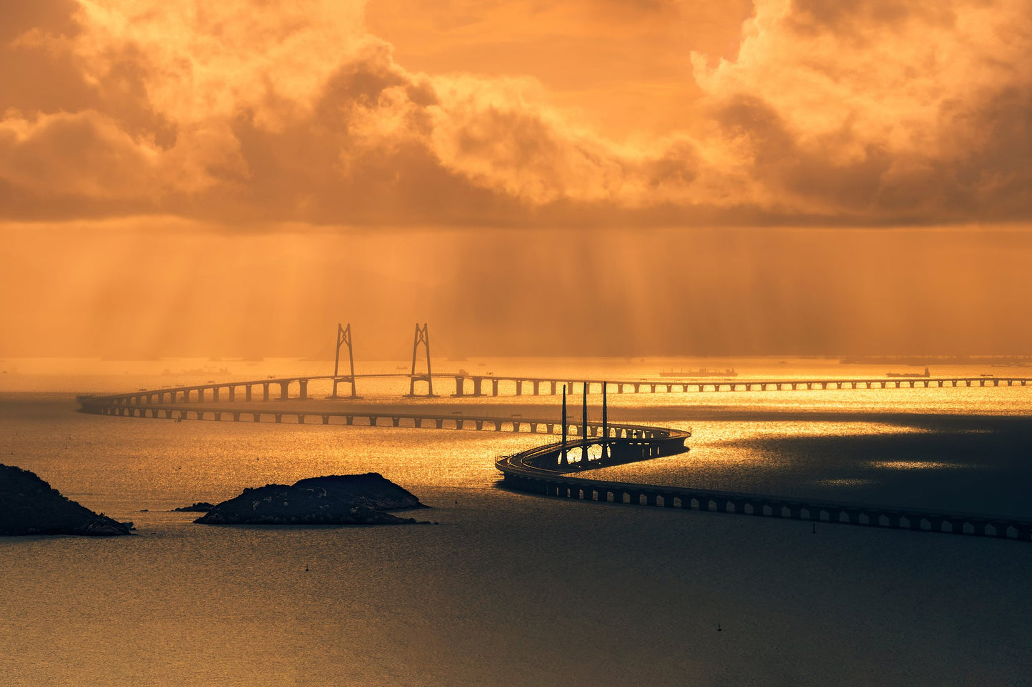 Hong Kong-Zhuhai-Macao Bridge - Poster / Art Print
