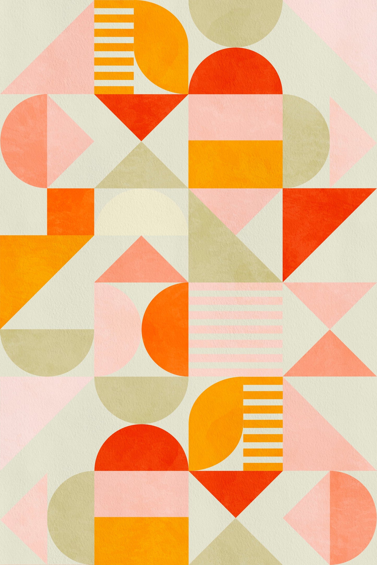 Bauhaus Fun Pastel - Poster / Art Print