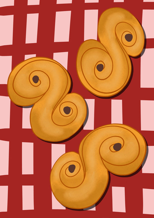Lussebullar - Poster / Art Print