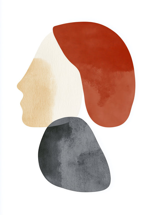 Abstract Minimalist Shapes No 1 - Poster / Art Print