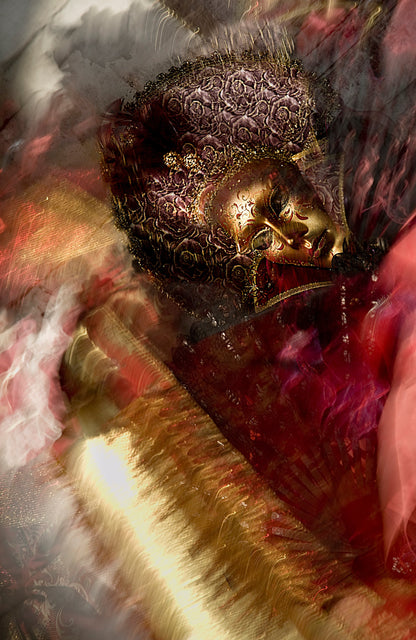 Gold in red - Poster / Art Print