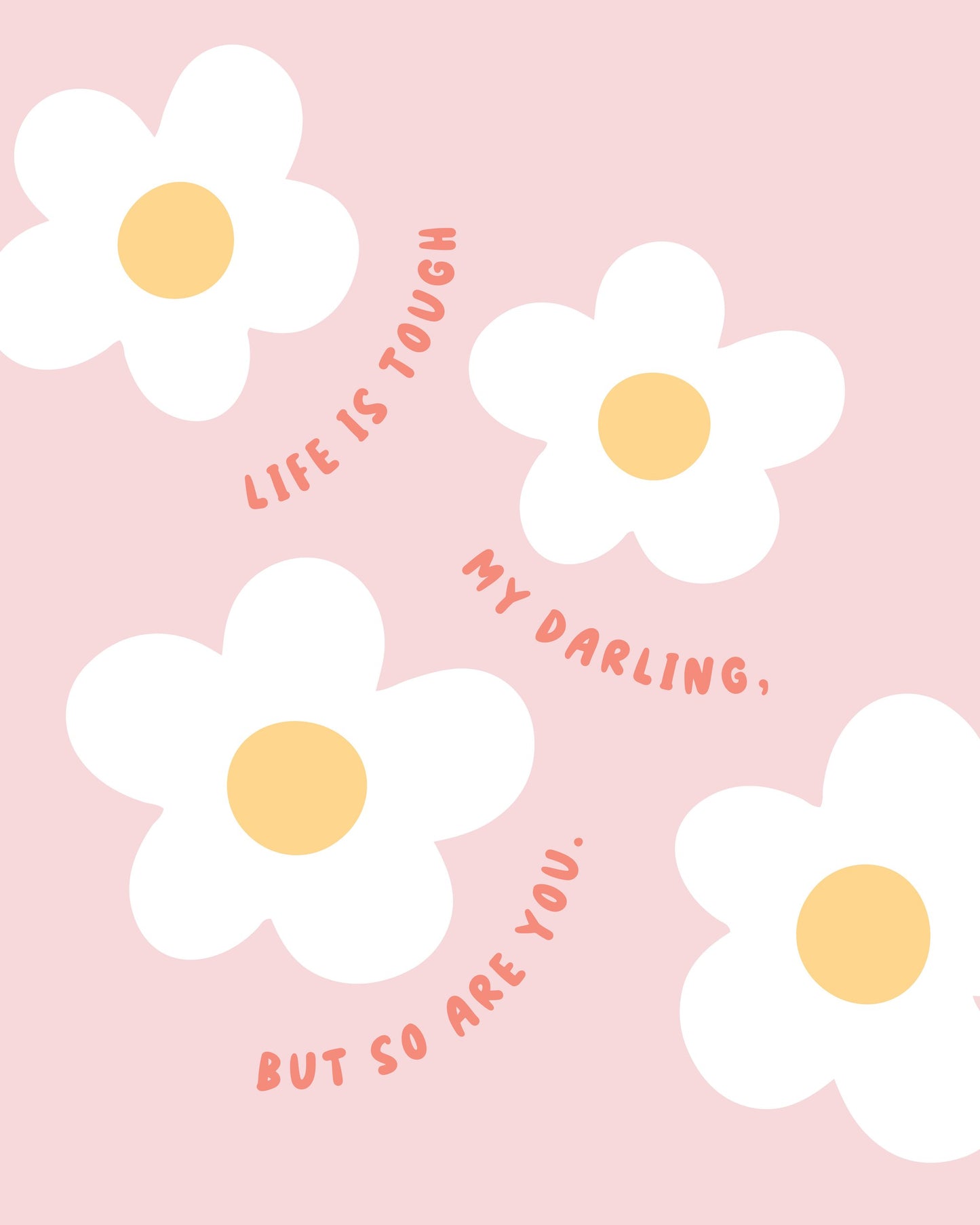 Life Is Tough - Poster / Art Print