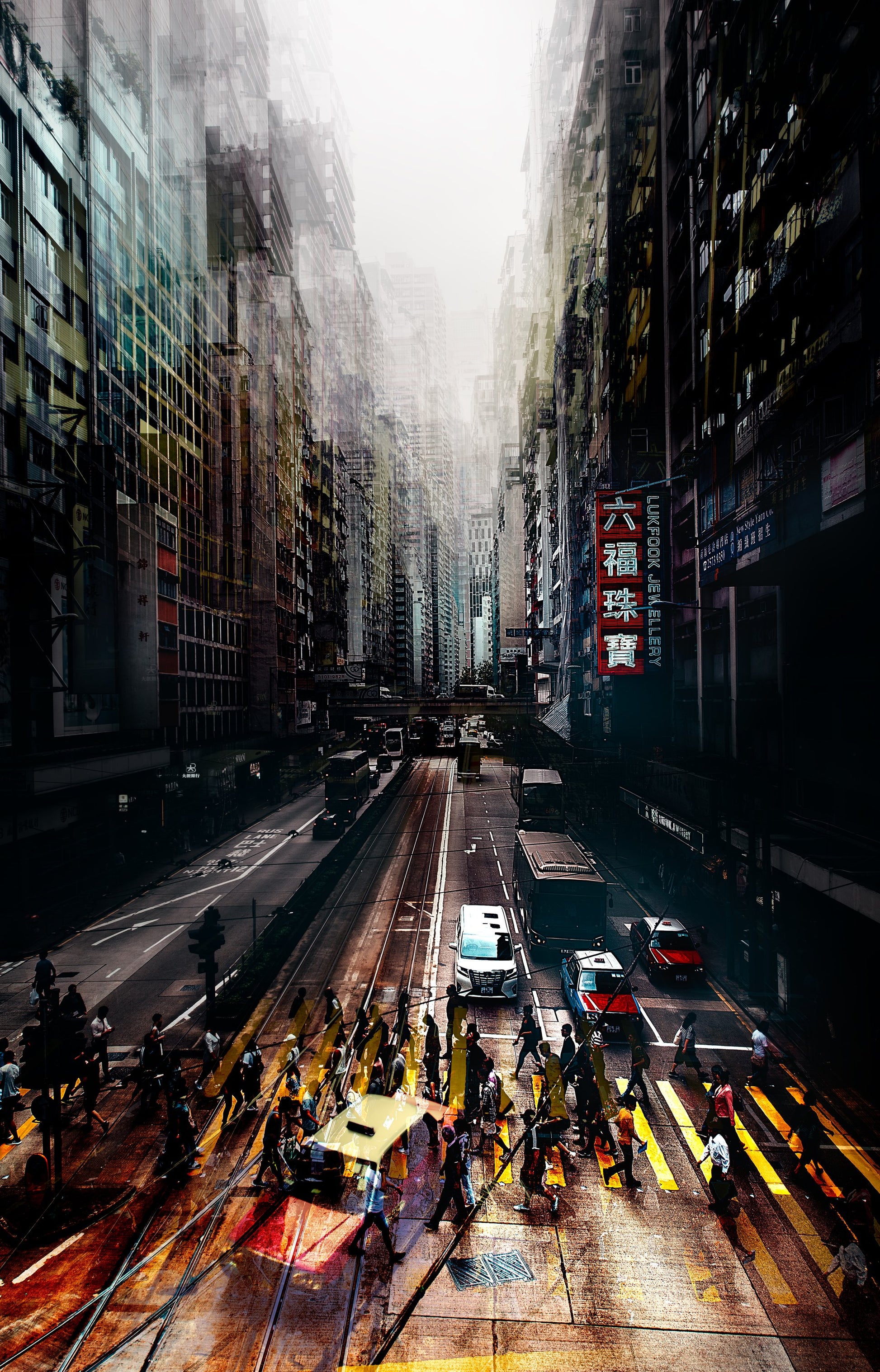 Streets of Hong Kong - Poster / Art Print