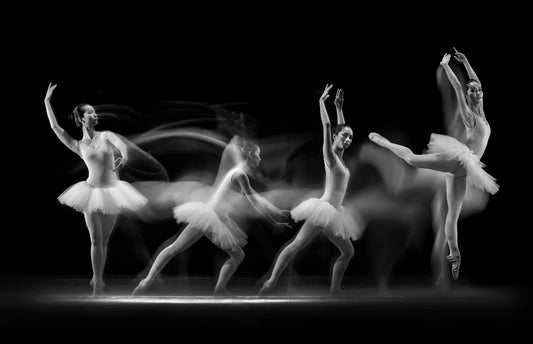 Balerina Art Wave - Poster / Art Print