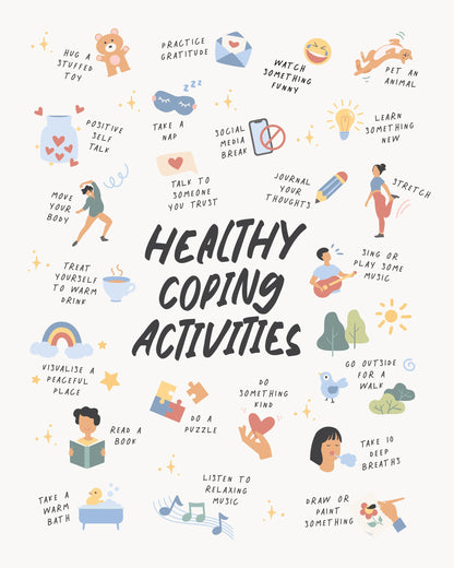 Coping Activities - Poster / Art Print