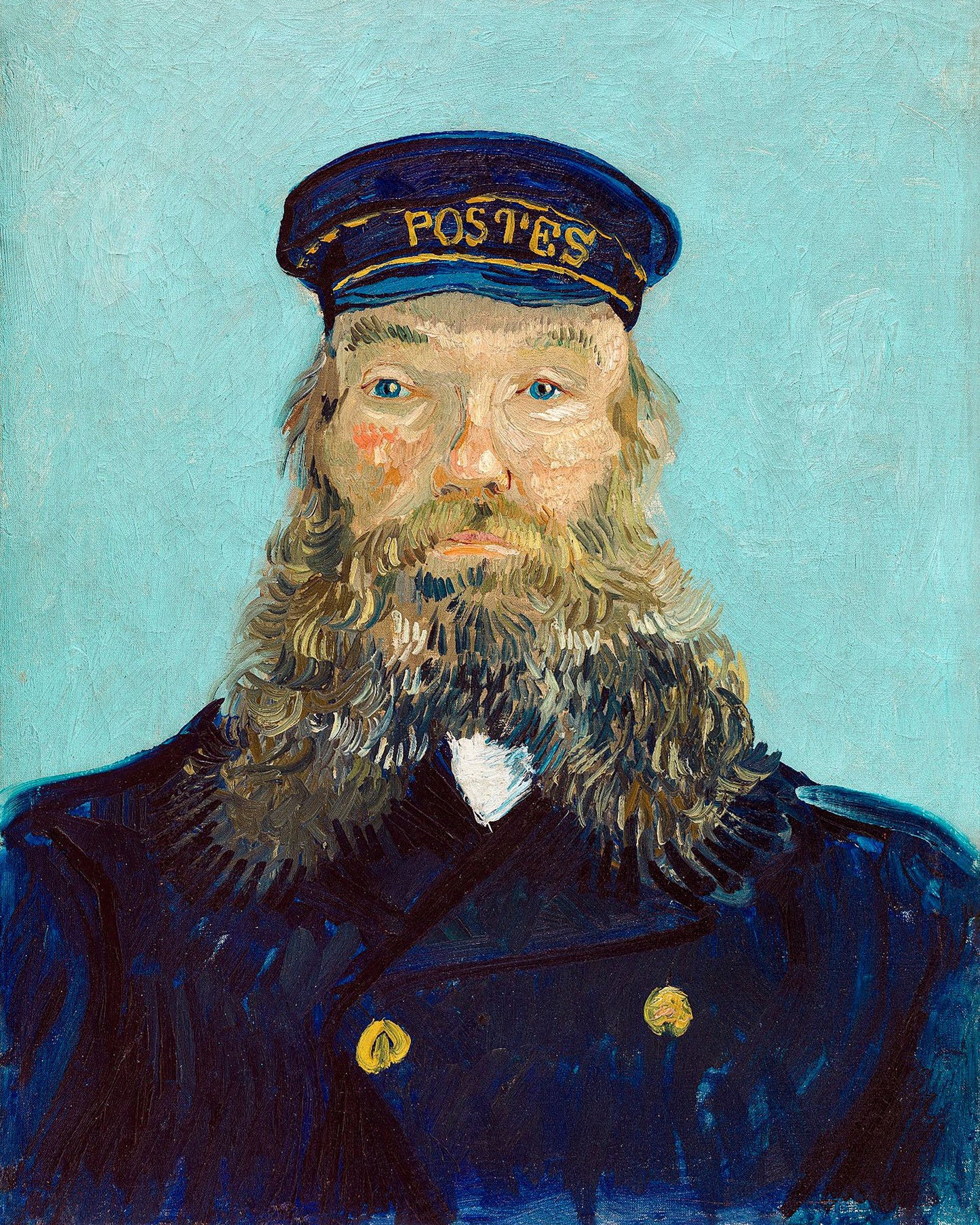 Vincent Van Gogh's Portrait of Postman Roulin (1888) - Poster / Art Print