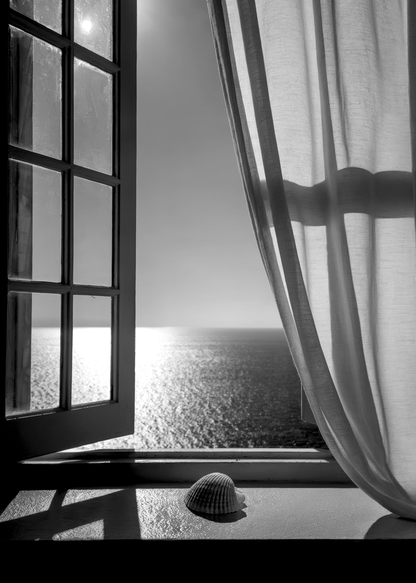 The Seashell In the Window - Poster / Art Print
