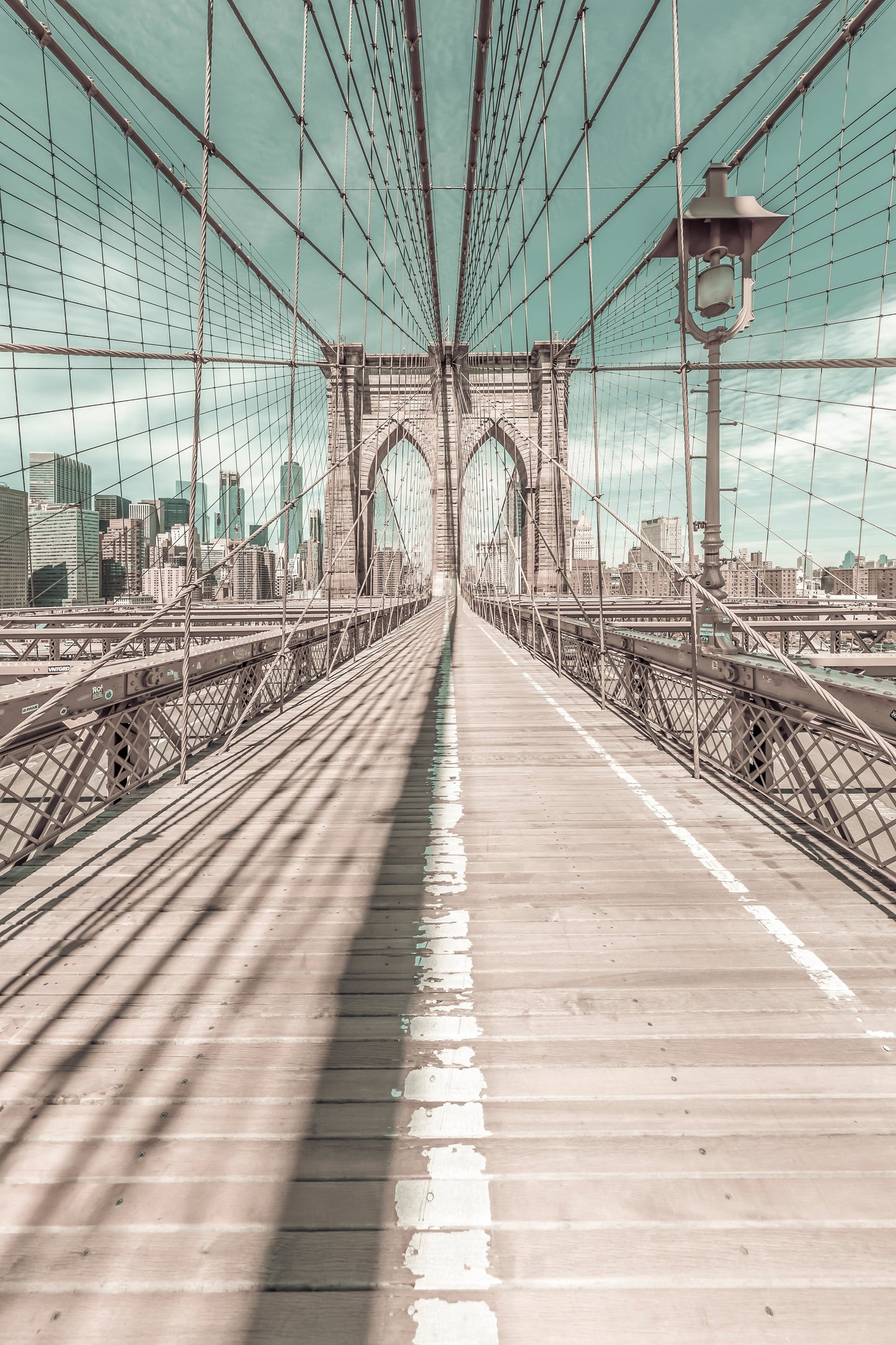 NEW YORK CITY Brooklyn Bridge - Poster / Art Print