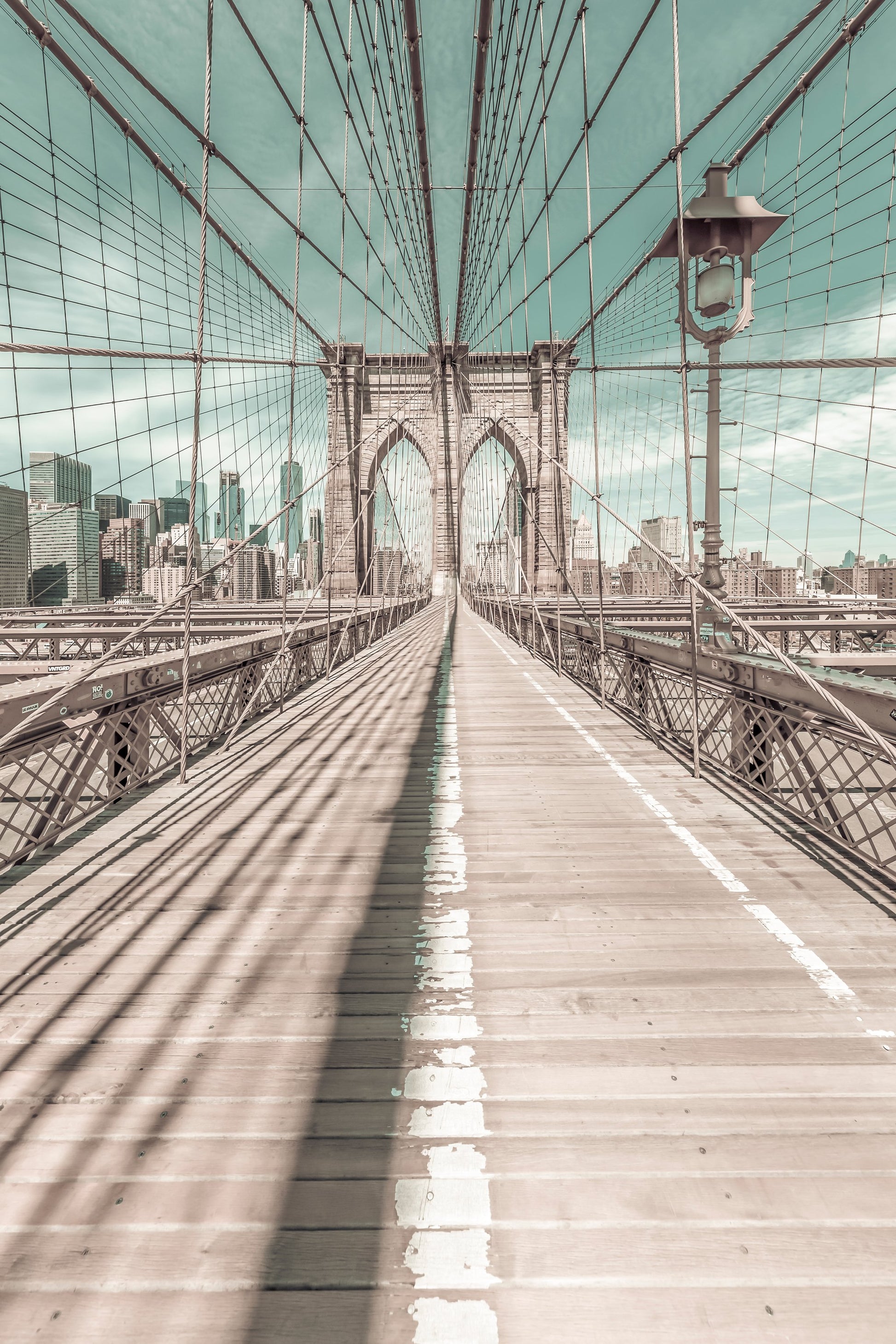 NEW YORK CITY Brooklyn Bridge - Poster / Art Print