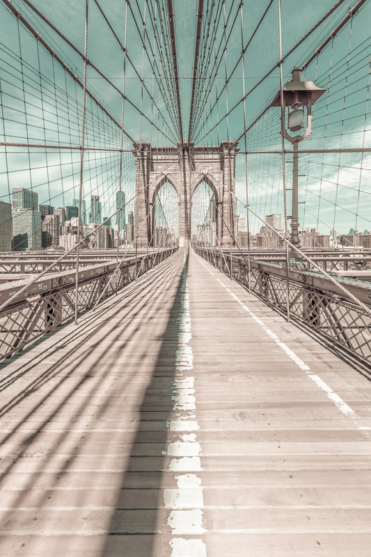 NEW YORK CITY Brooklyn Bridge - Poster / Art Print