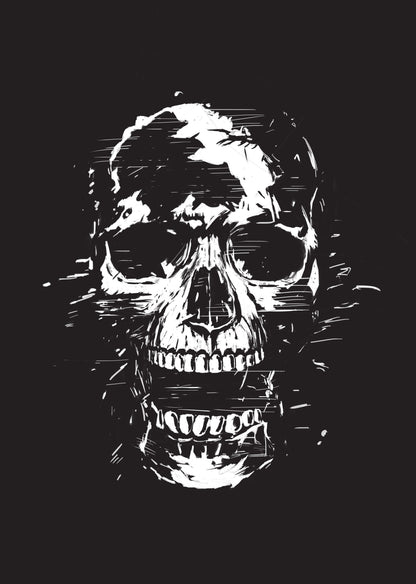 Scream (bw) - Poster / Art Print