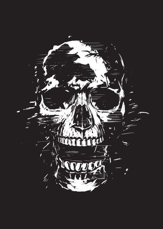 Scream (bw) - Poster / Art Print