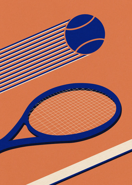 Tennis 80s - Poster / Art Print