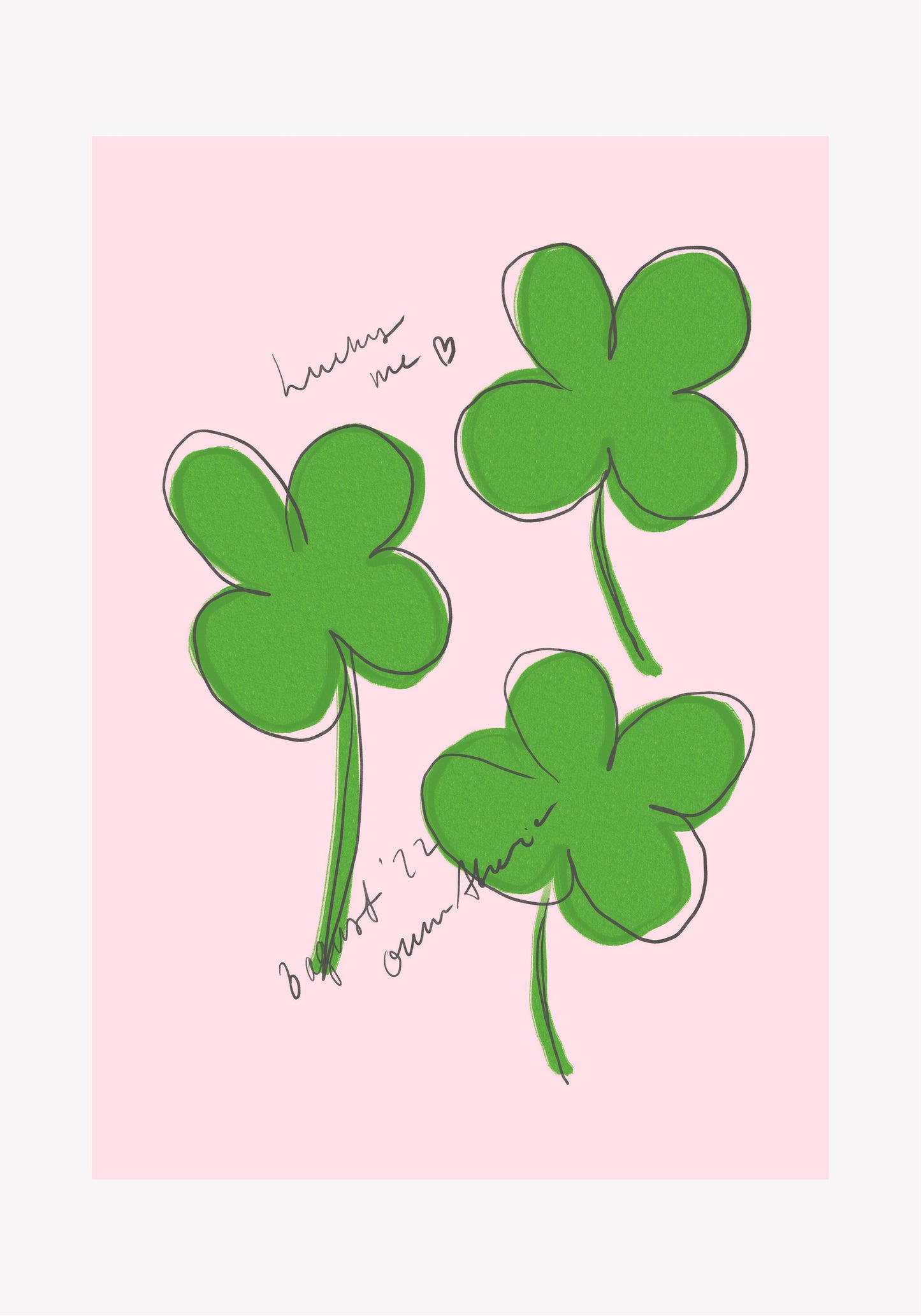 Lucky Me - Poster / Art Print
