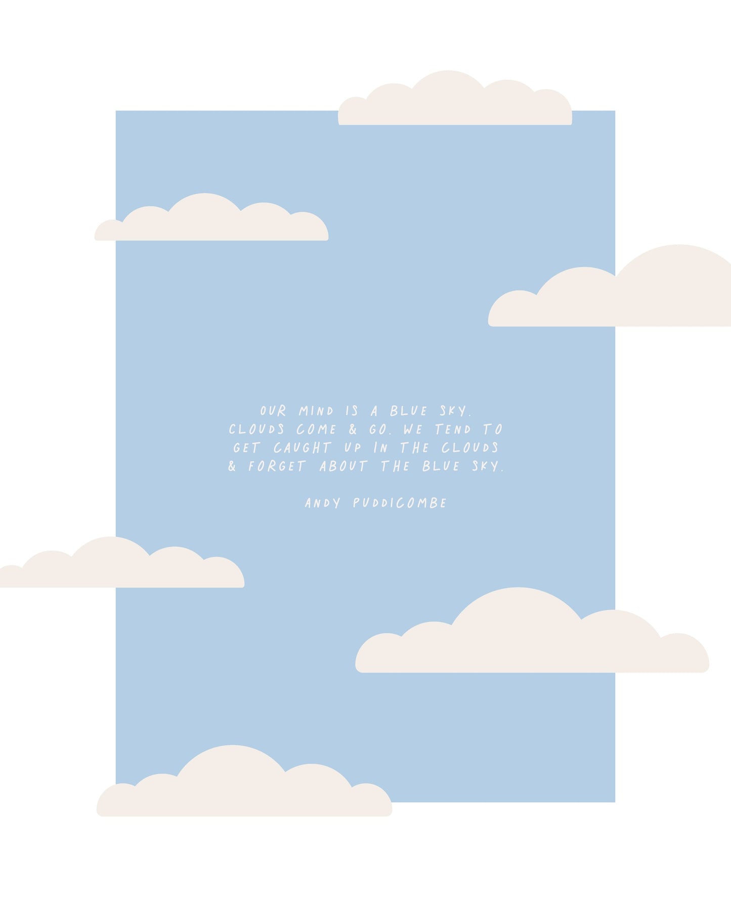 Blue Sky - Poster / Art Print