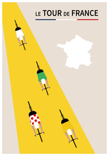 le Tour de France Poster - Poster / Art Print