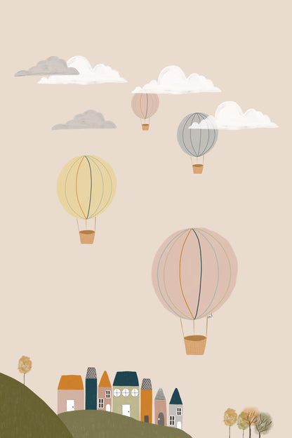 Hot Air Balloons 24x36 - Poster / Art Print