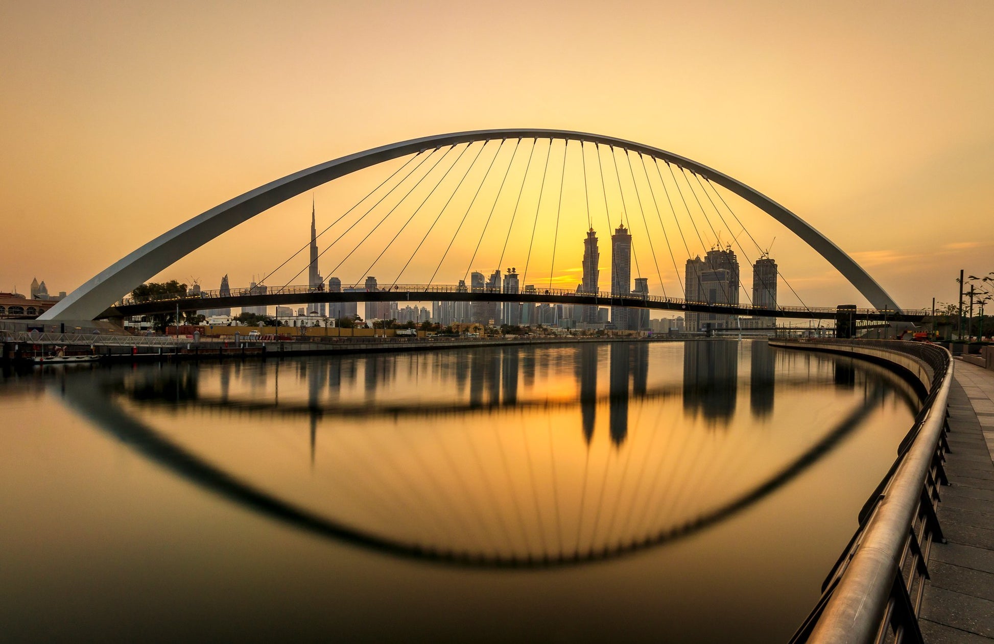 Dubai Water Canal - Poster / Art Print