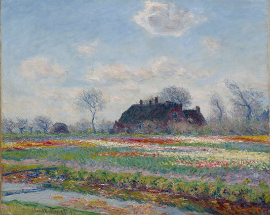 Claude Monet's Tulip Fields At Sassenheim, (1886) - Poster / Art Print