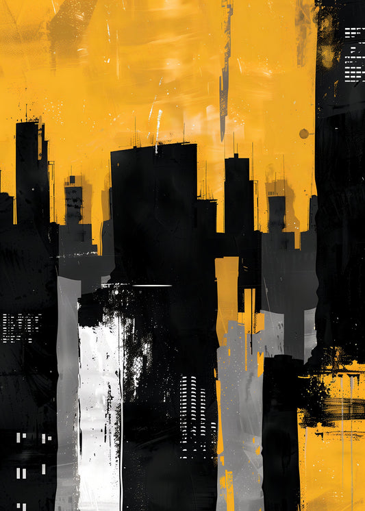 Big City Skyline - Poster / Art Print