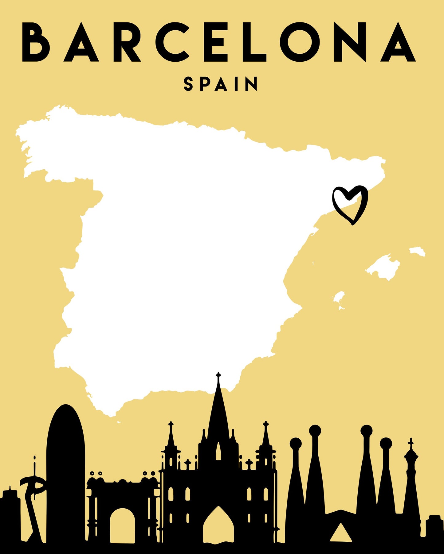 City Love Maps 09 - Poster / Art Print