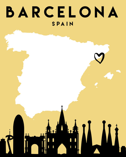 City Love Maps 09 - Poster / Art Print