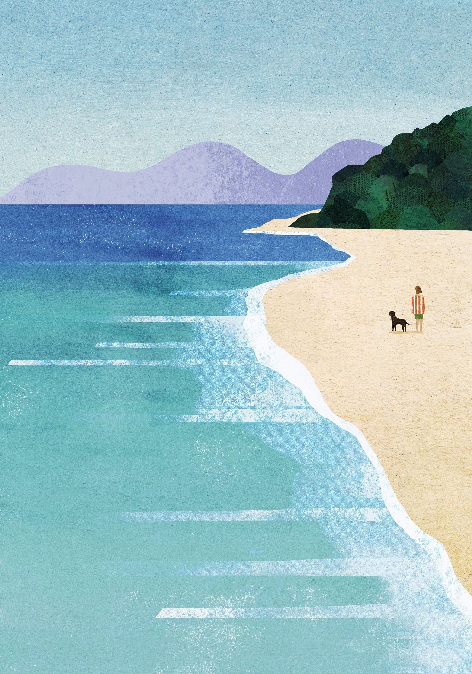 Beach Girl iii - Poster / Art Print