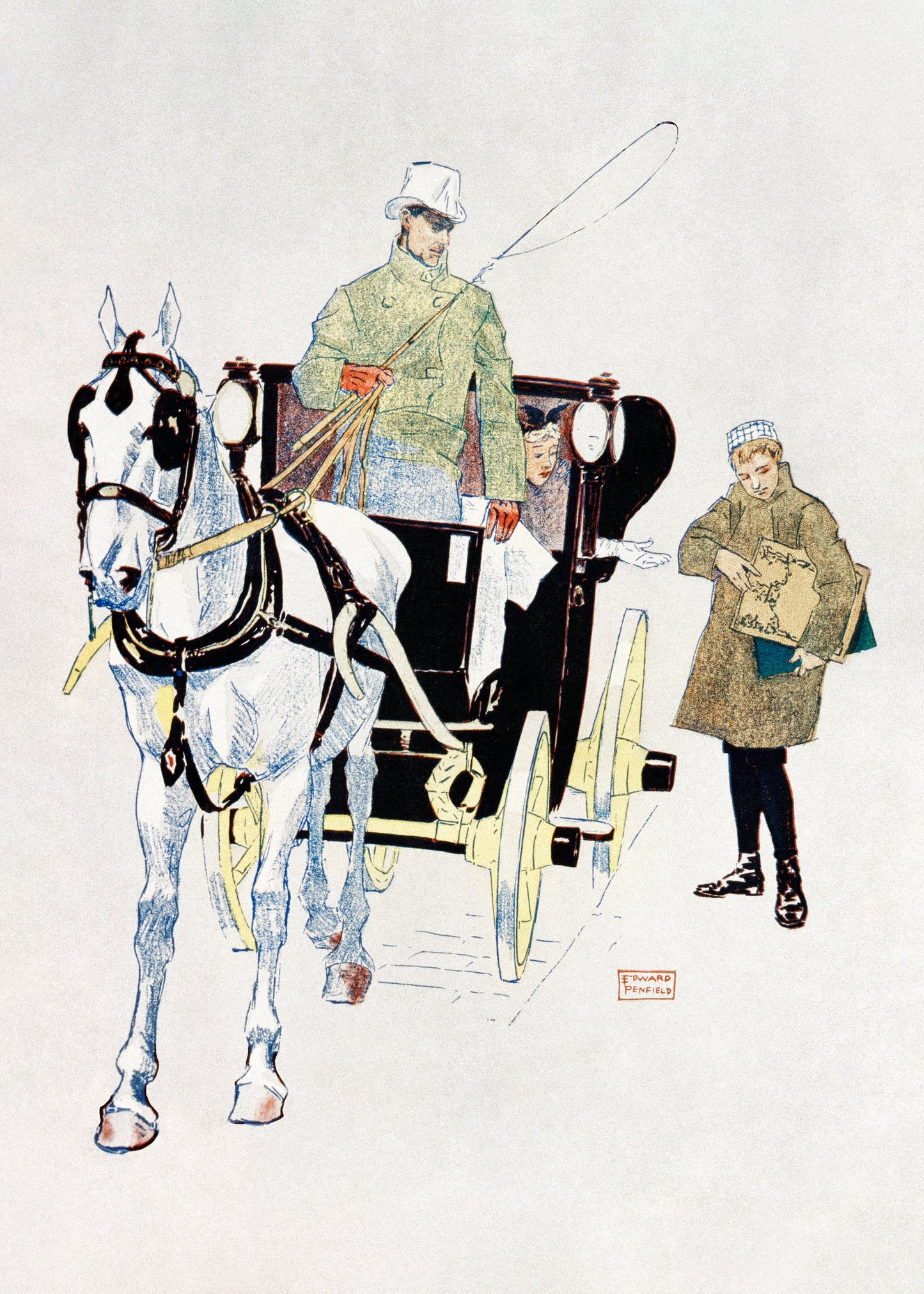 Vintage Carriage (1893) - Poster / Art Print