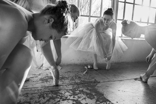 Ballet dancers preparation... - Poster / Art Print