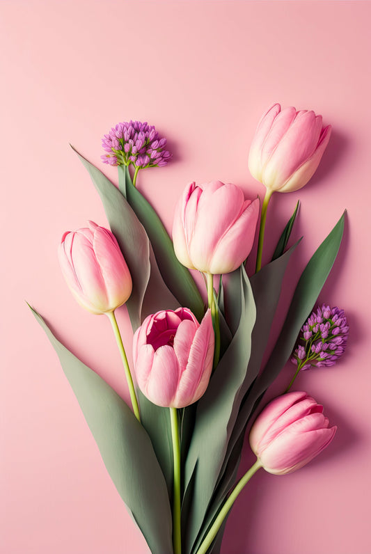 Pink Tulips - Poster / Art Print