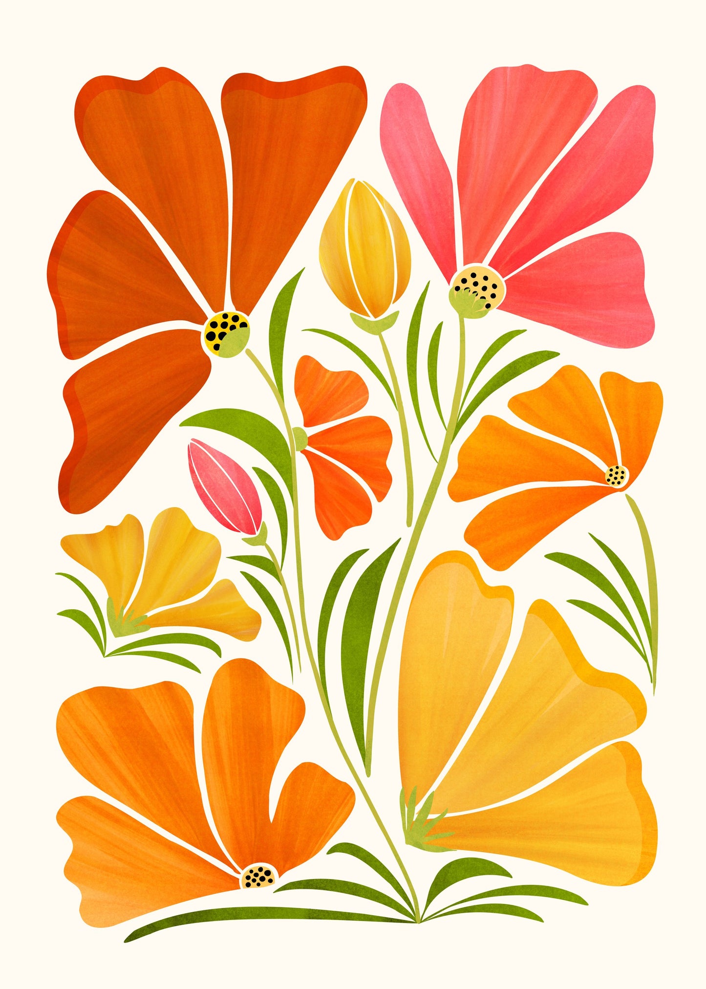 Spring Wildflowers - Poster / Art Print