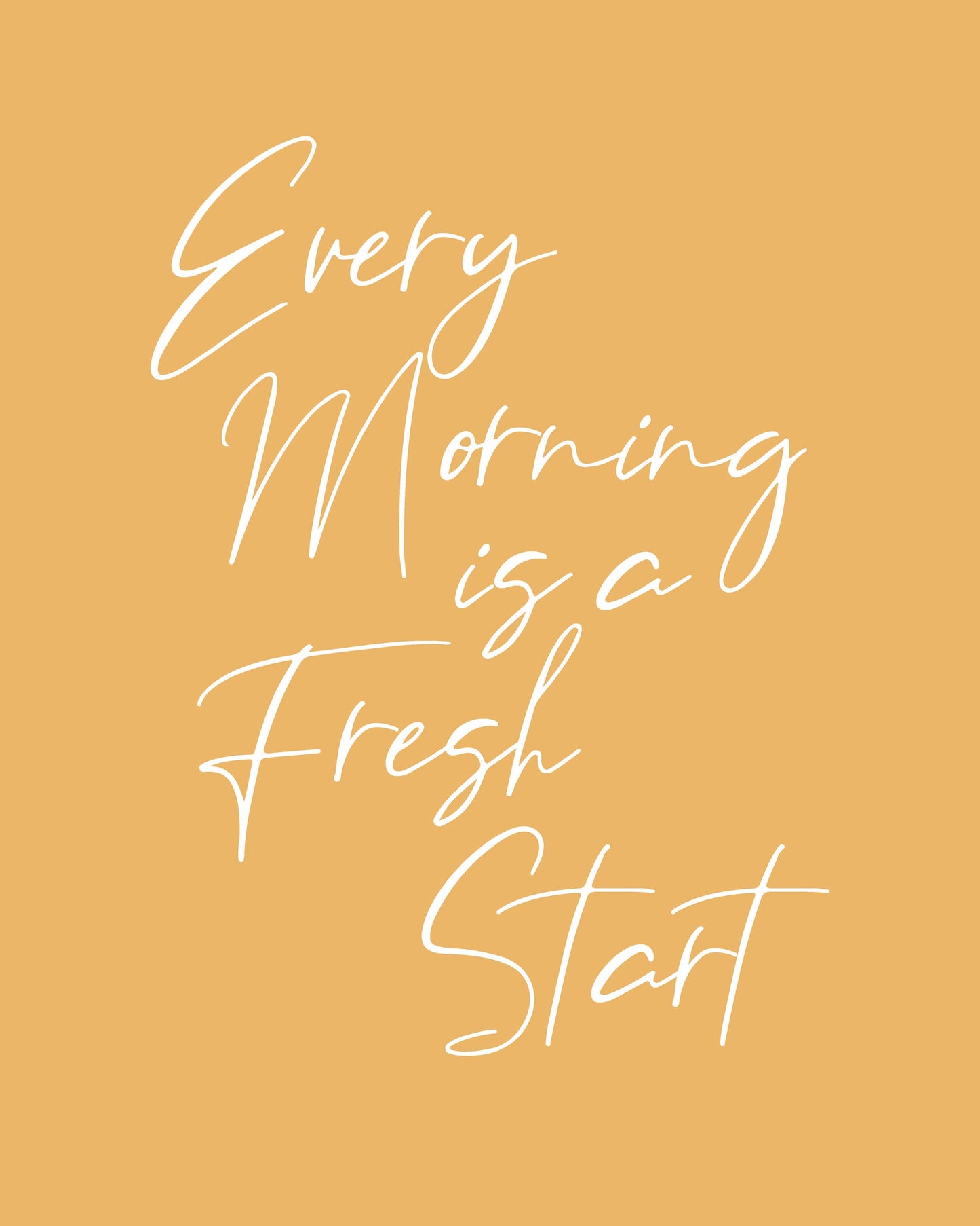 Fresh Start - Poster / Art Print