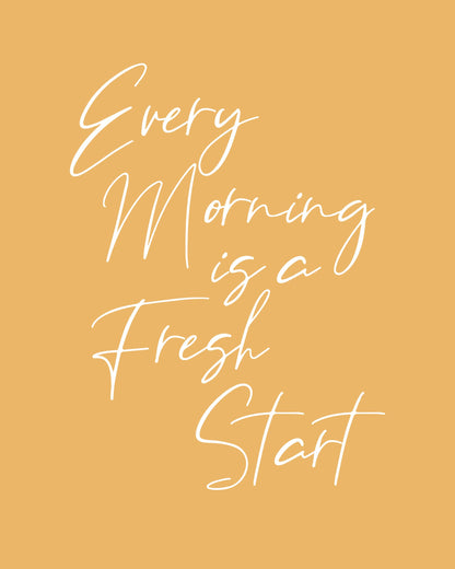 Fresh Start - Poster / Art Print