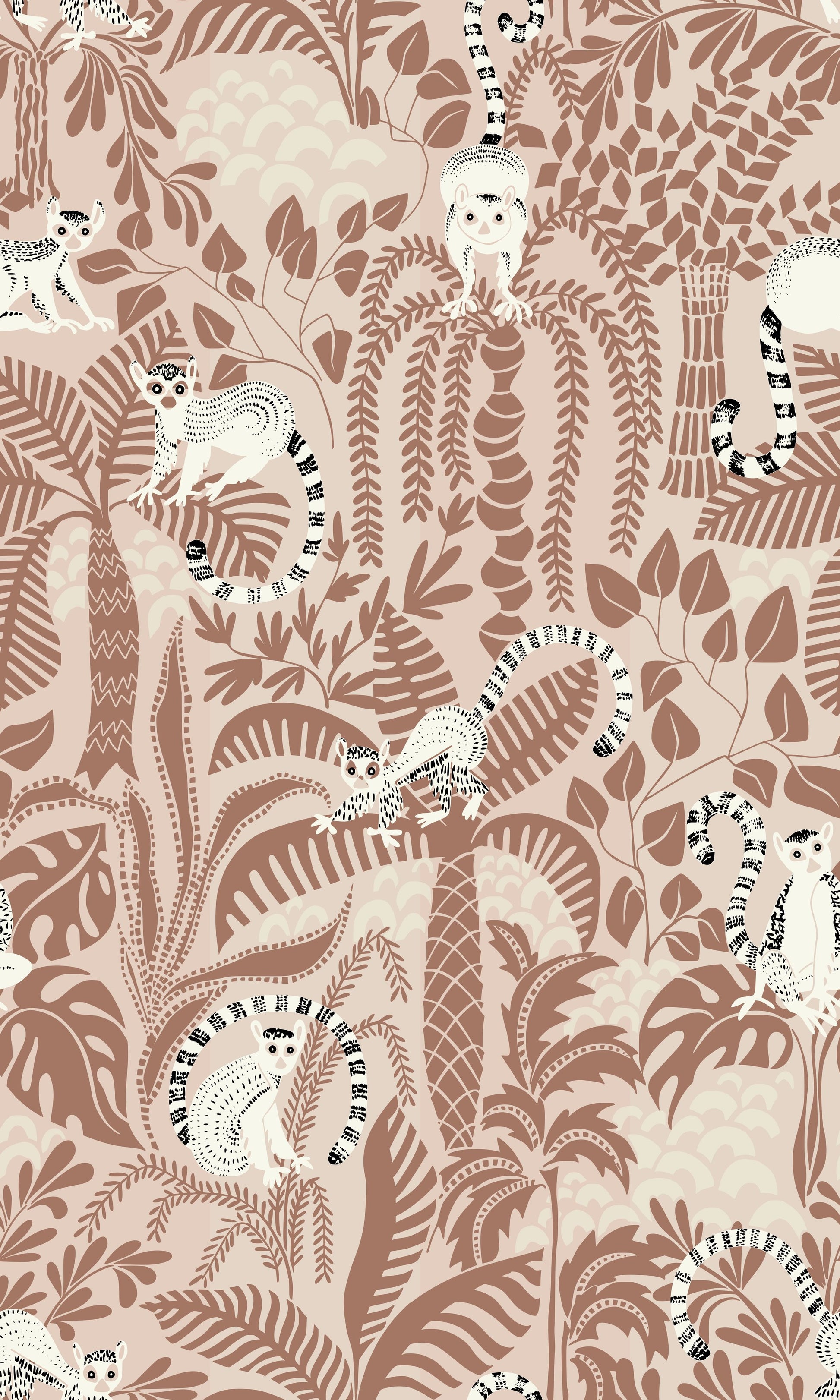Jungle adventure Mocha Mousse - Poster / Art Print