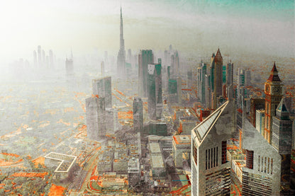 Twin Tower - Dubai - Poster / Art Print