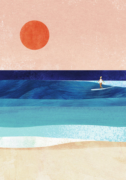 Surf Girl - Poster / Art Print