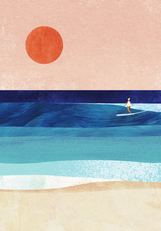 Surf Girl - Poster / Art Print