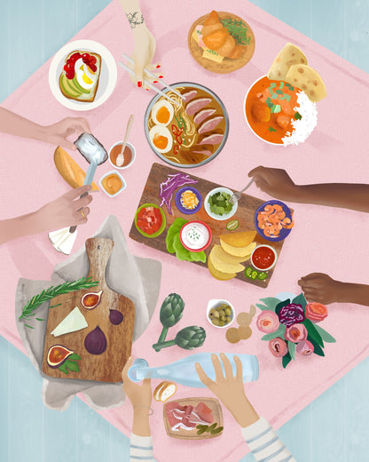 Brunch - Poster / Art Print