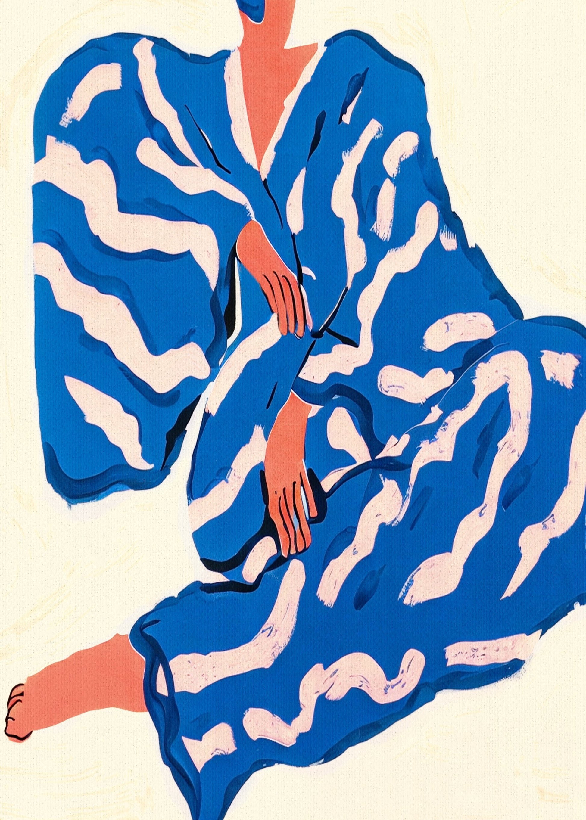Portrait Indigoreverie - Poster / Art Print
