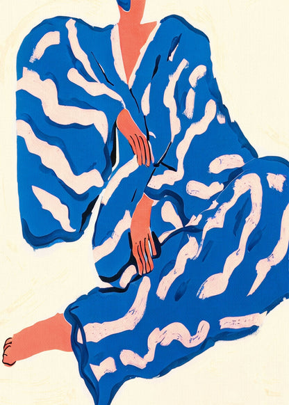 Portrait Indigoreverie - Poster / Art Print