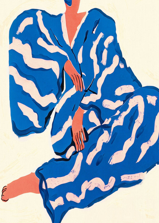 Portrait Indigoreverie - Poster / Art Print
