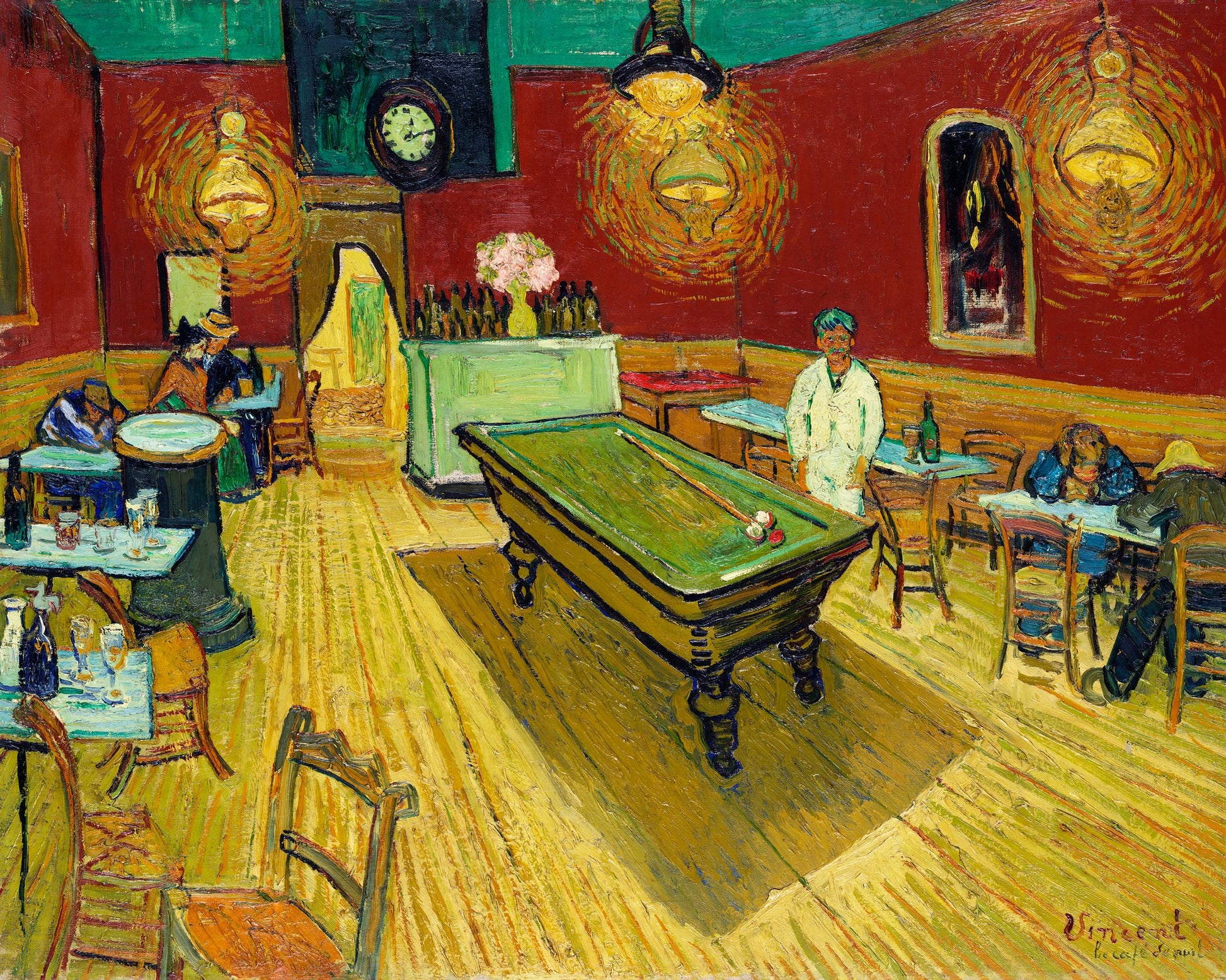 Le Café De Nuit (the Night Café) (1888) By Vincent Van Gogh - Poster / Art Print