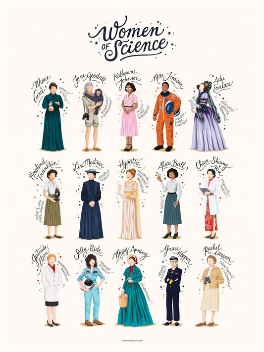 Women of Science - Poster / Art Print