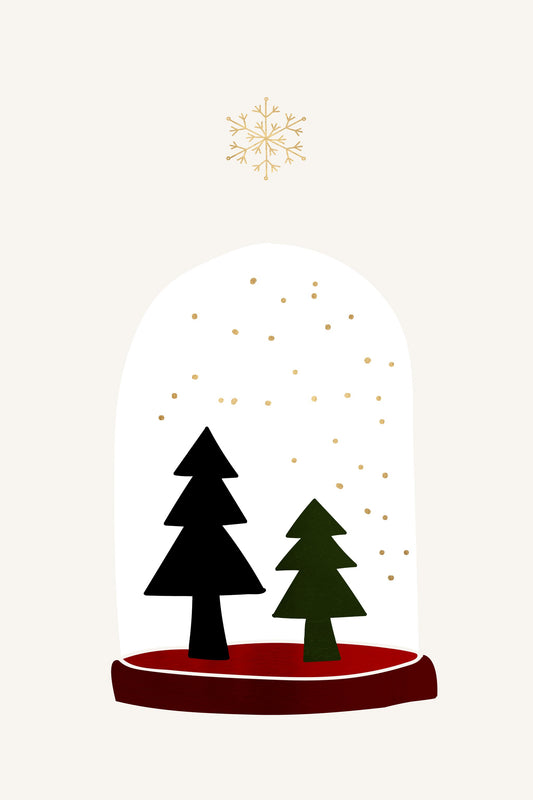 Dancing Snowflakes - Poster / Art Print