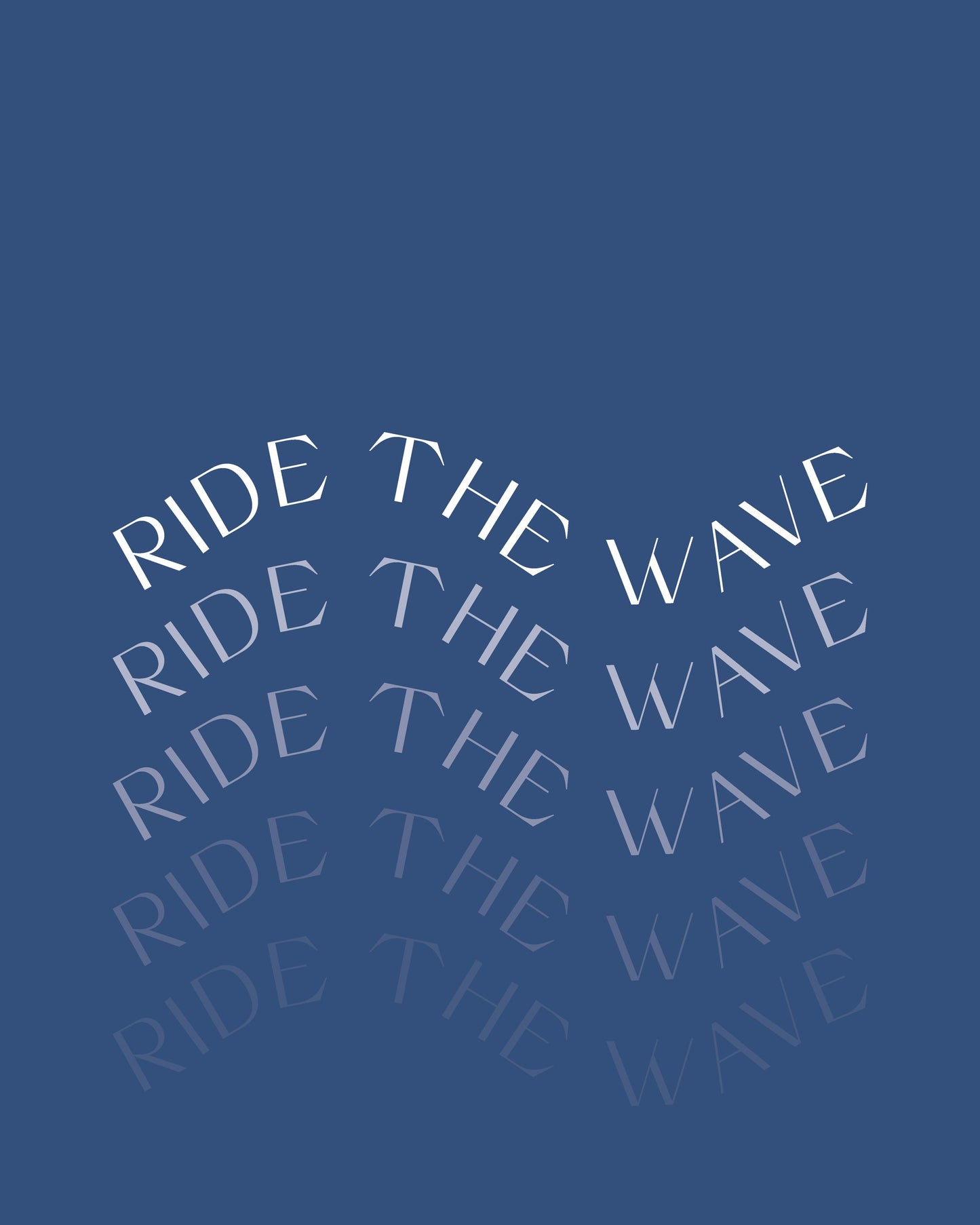 Ride The Wave - Poster / Art Print