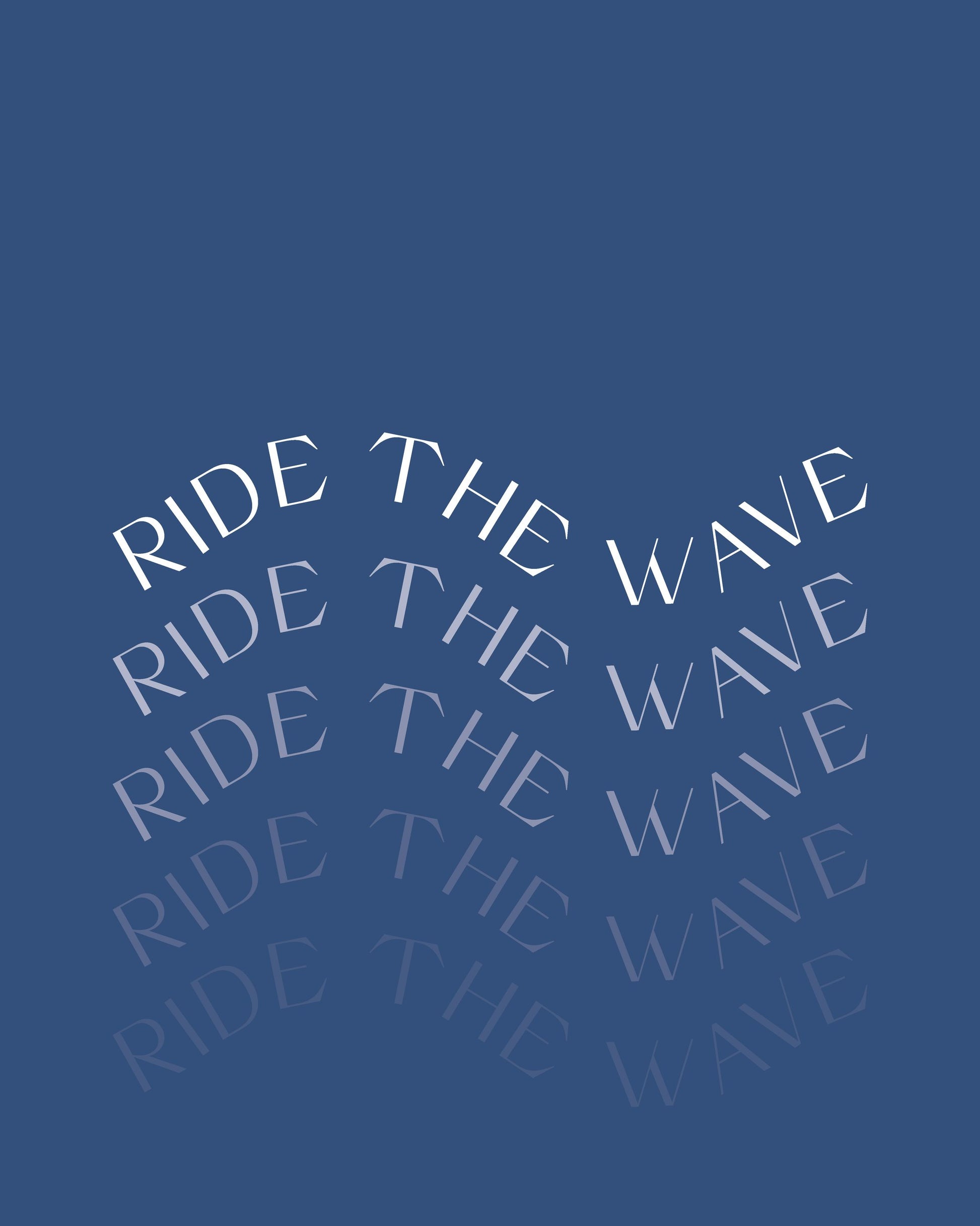 Ride The Wave - Poster / Art Print