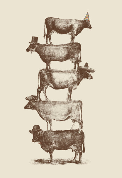 Cow Cow Nuts - Poster / Art Print