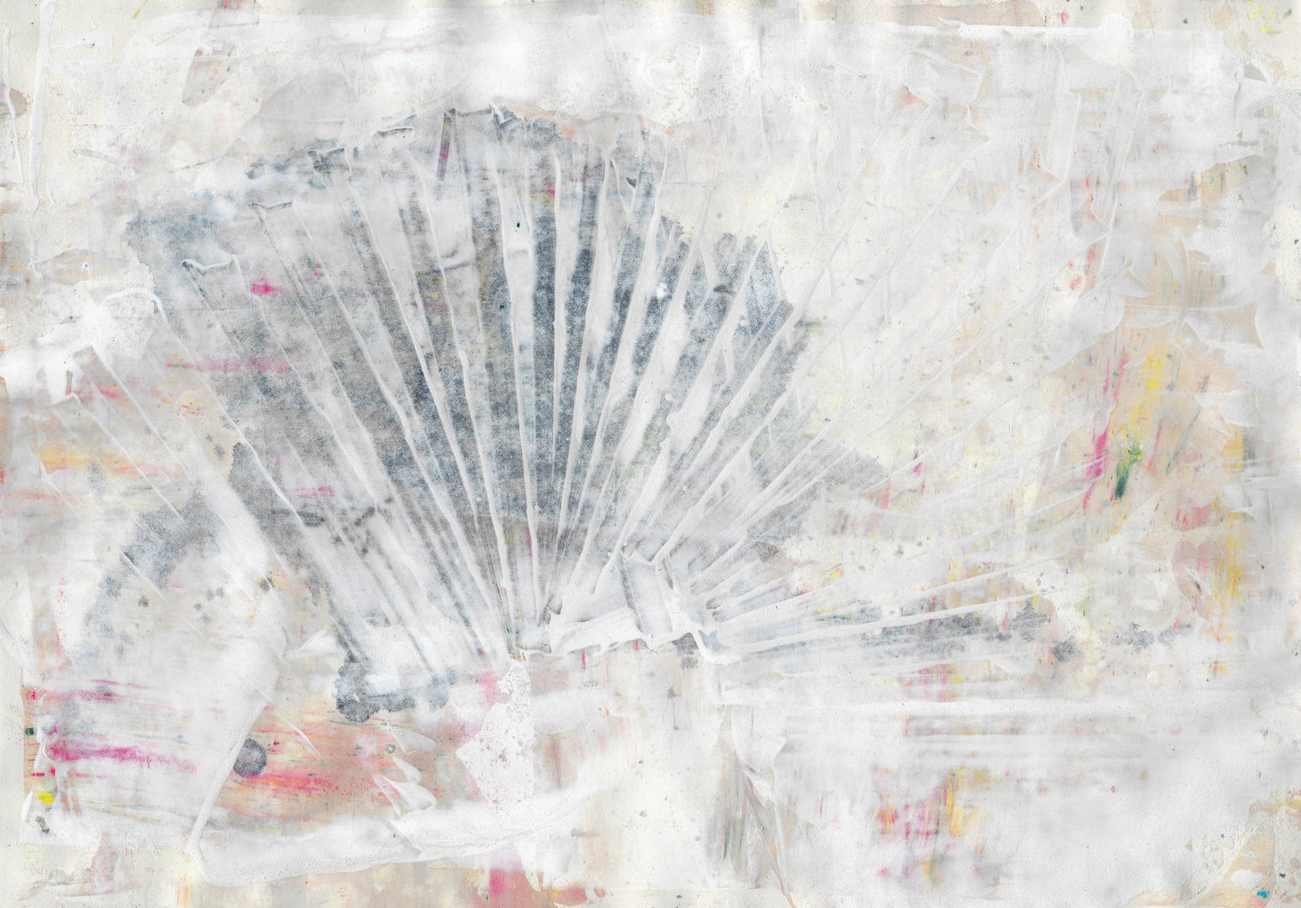 Abstract shell painting natural structure mural - Poster / Art Print