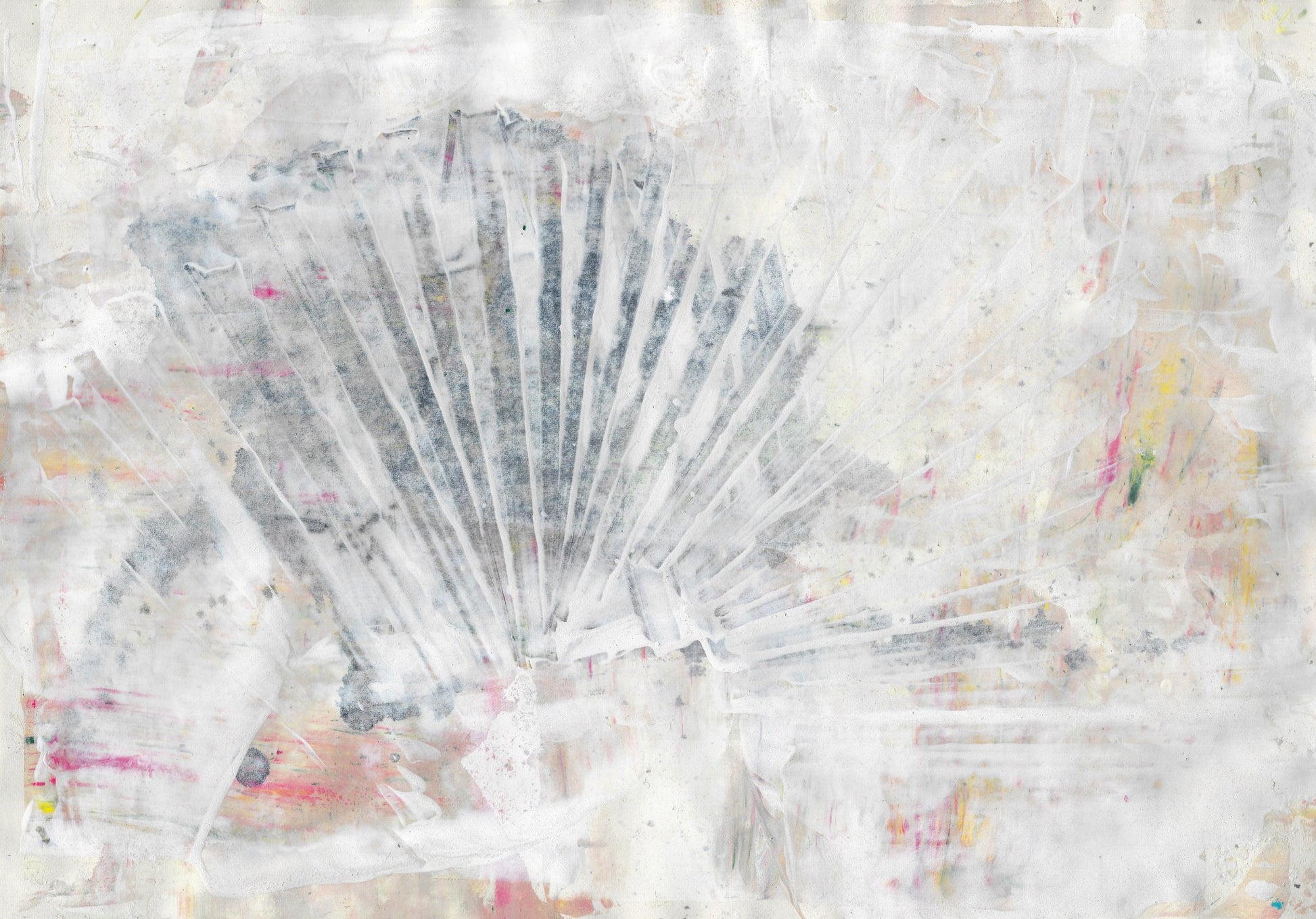 Abstract shell painting natural structure mural - Poster / Art Print