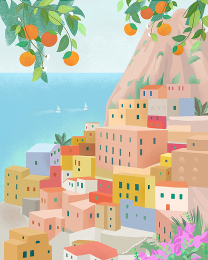 Amalfi - Poster / Art Print